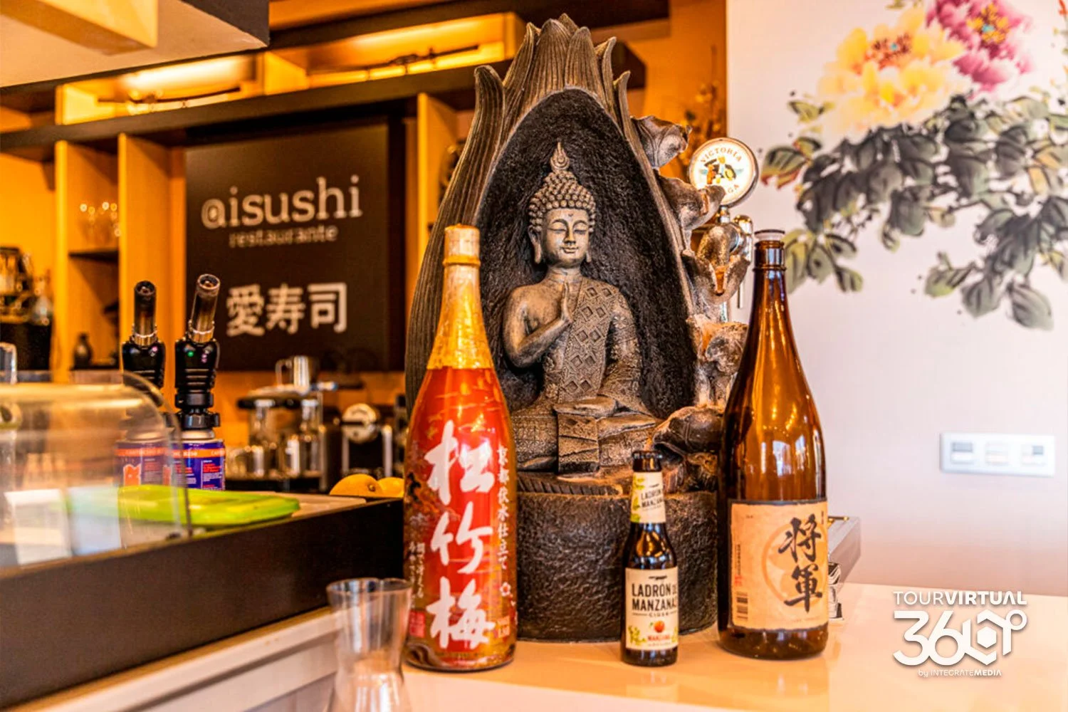 Vista del restaurante japonés Aisushi